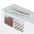 3D Hologram Printing Disposable Hologram Label Sticker